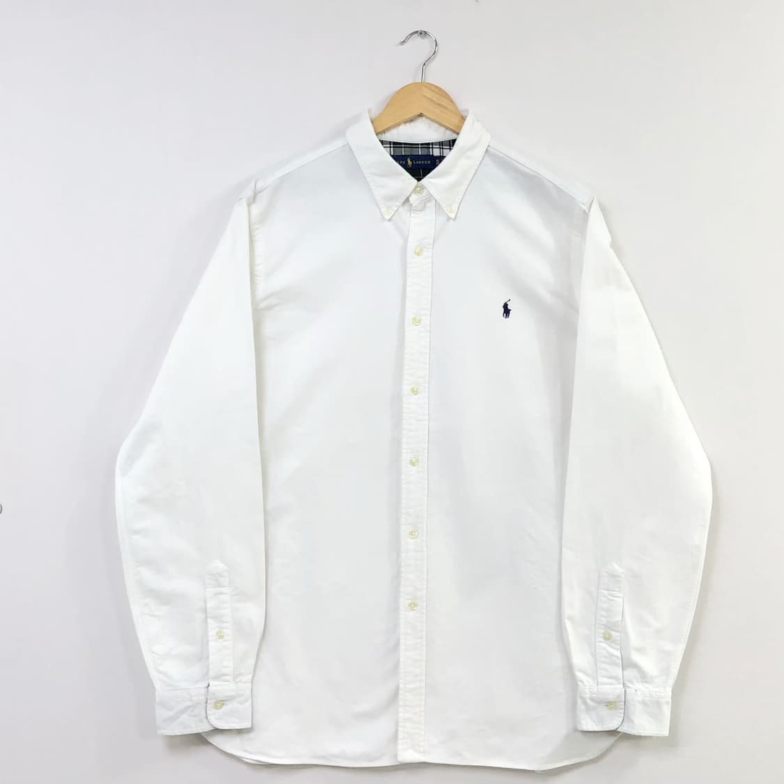 XL 폴로 옥스포드 화이트 셔츠 상품이미지2