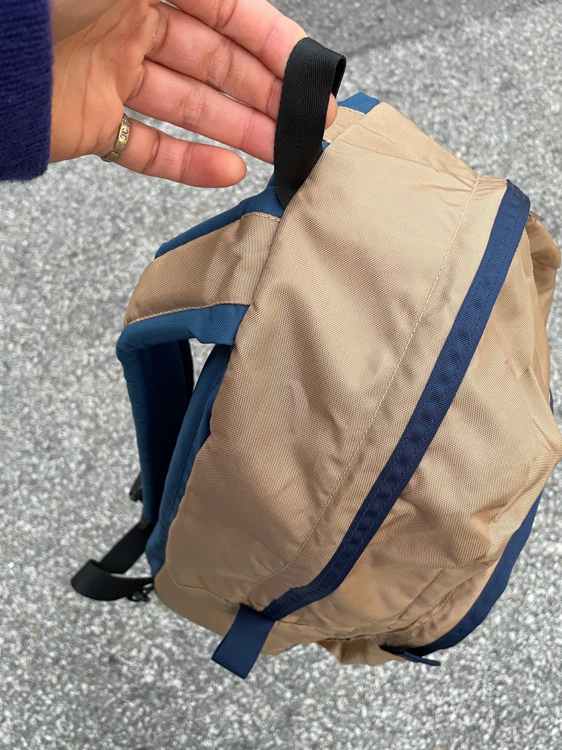 90s L.L. Bean Nylon Backapack(Dead stock 상품이미지4