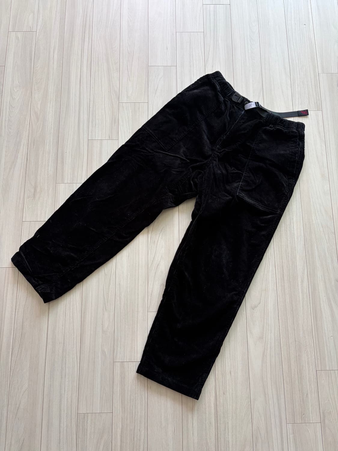 그라미치 코듀로이 루즈 테이퍼팬츠 블랙 32 상품이미지1