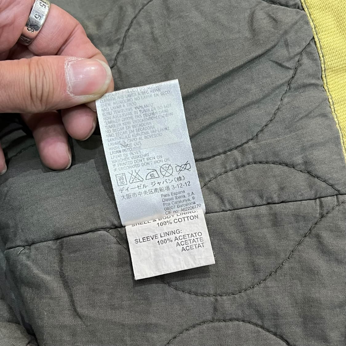  디젤 그런지 더블 자켓 y13920 상품이미지9