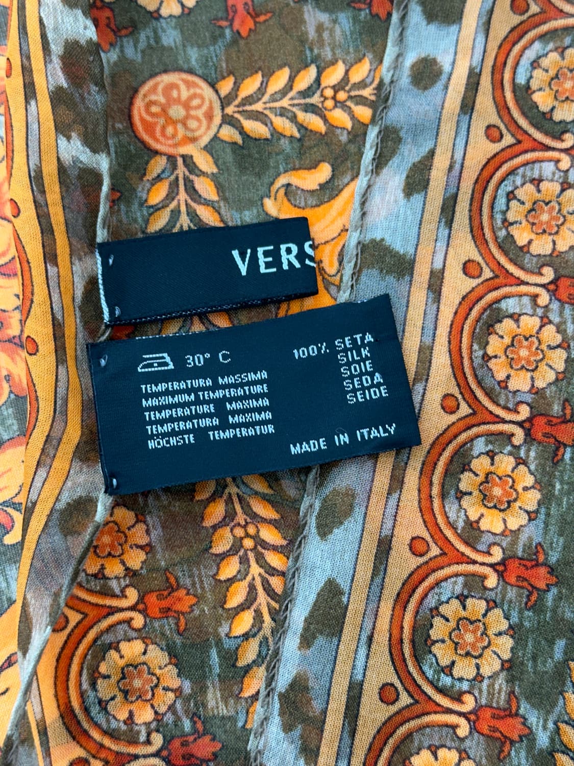 베르사체 실크 숄 머플러 상품이미지7