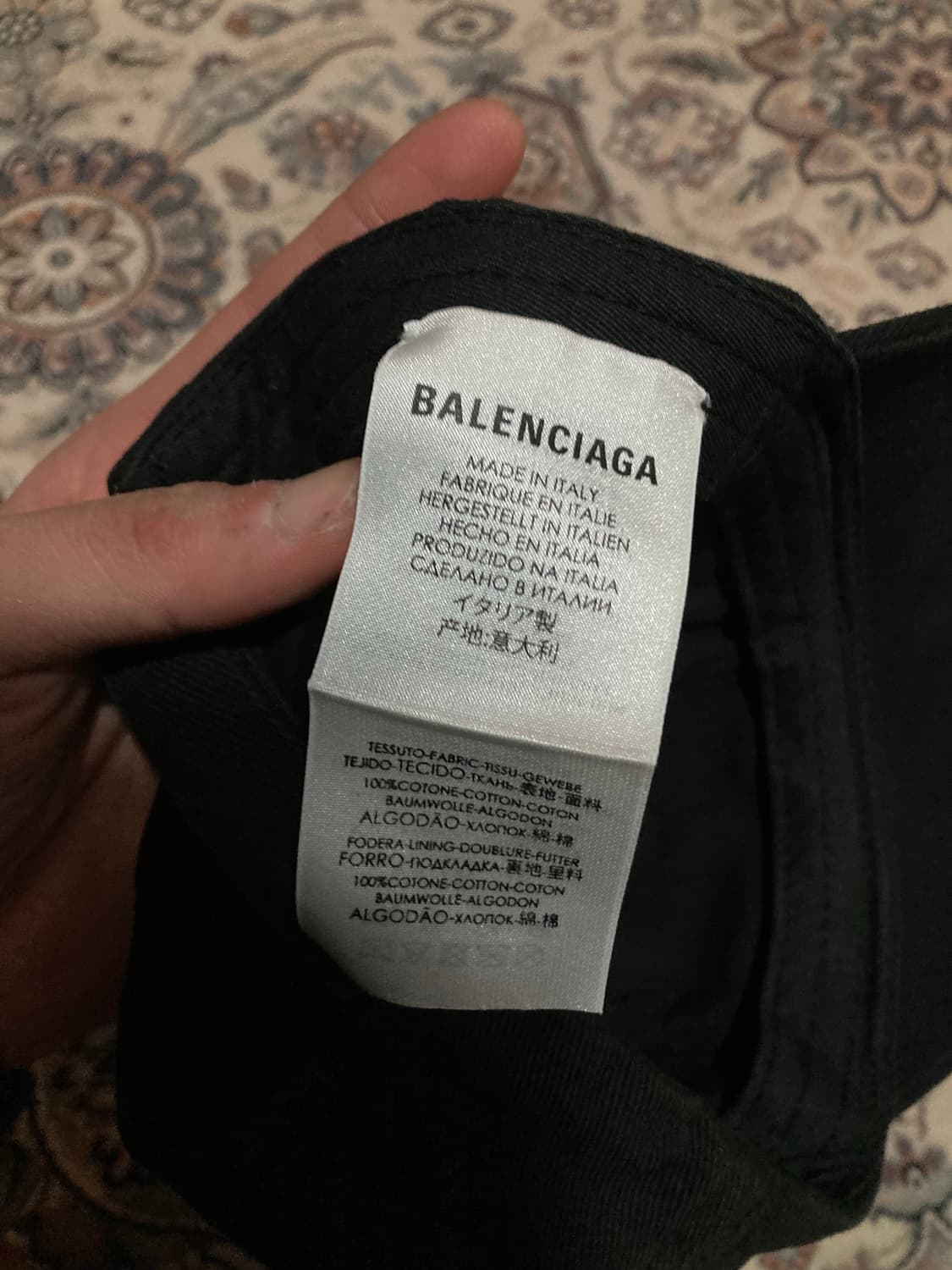 발렌시아가 로고 볼캡 상품이미지4