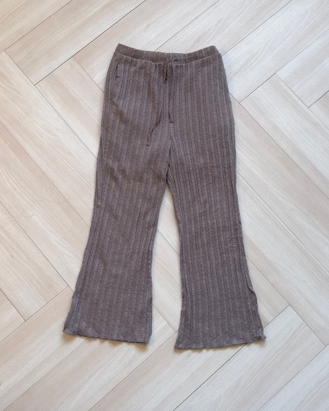 [w closet] cotton blend knit pants  상품이미지2