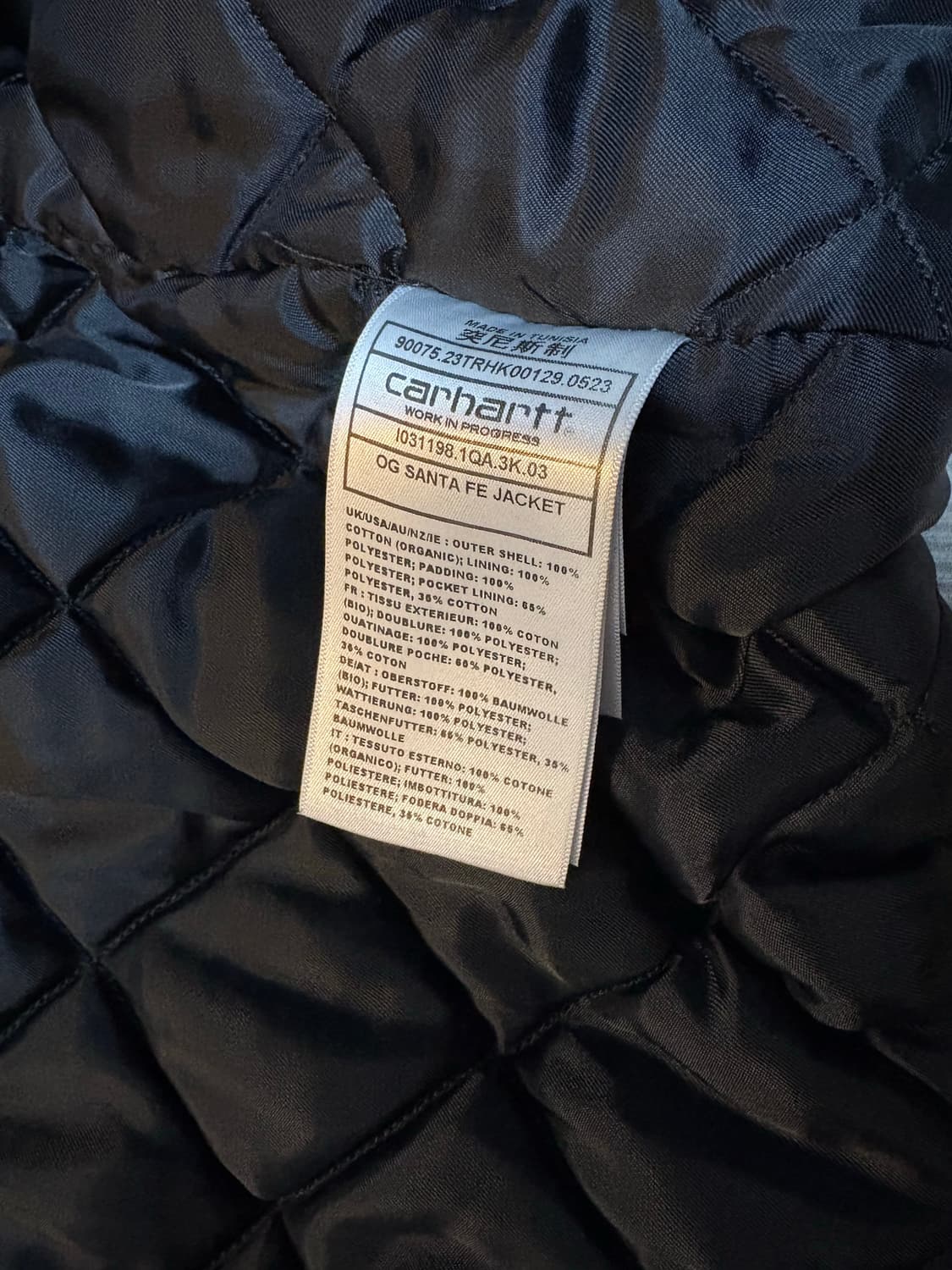 칼하트 wip og 산타페 자켓 솔트에이지드 상품이미지3