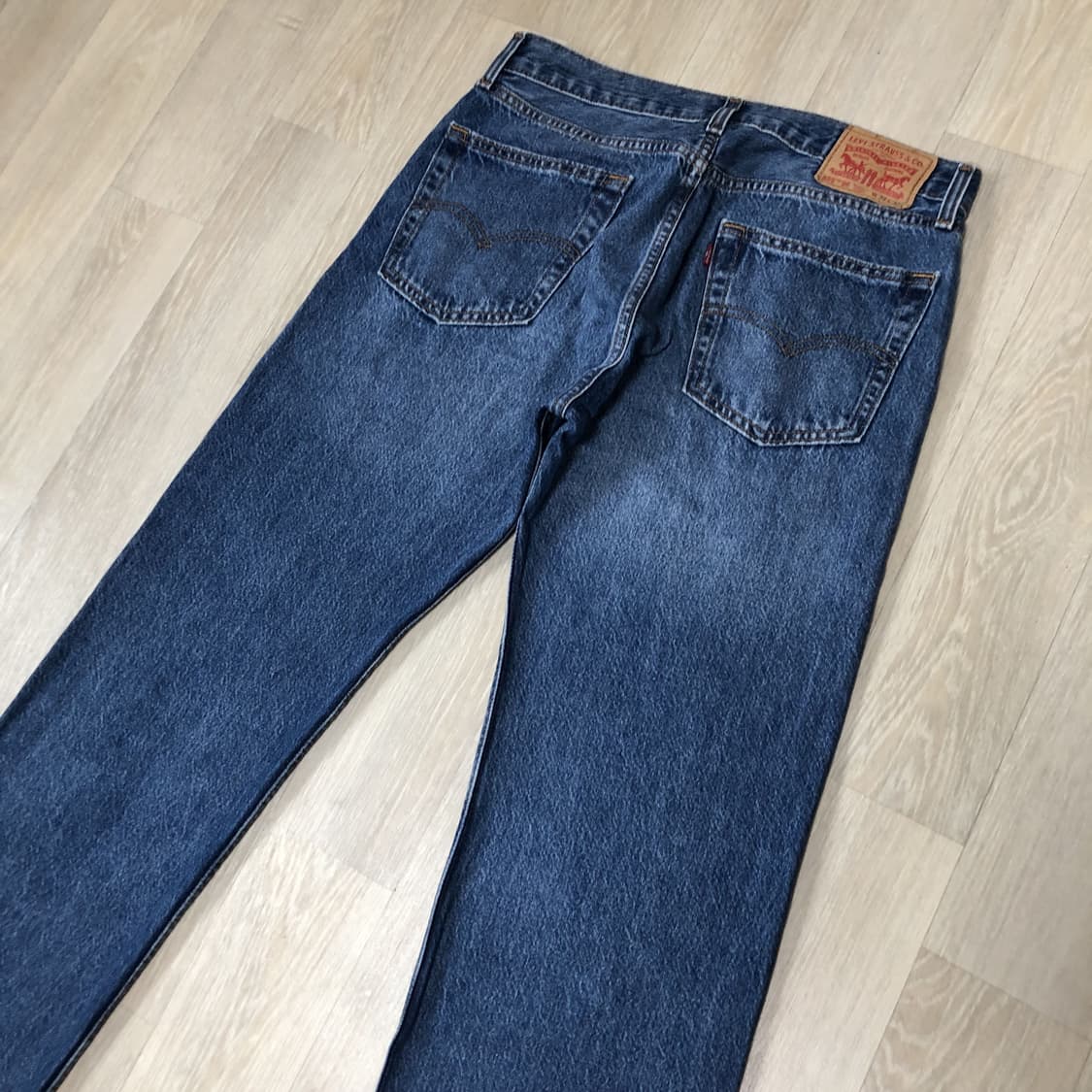 (32) 리바이스 Levi's 555 96 릴렉스 스트레이트진 중청 데님 상품이미지7