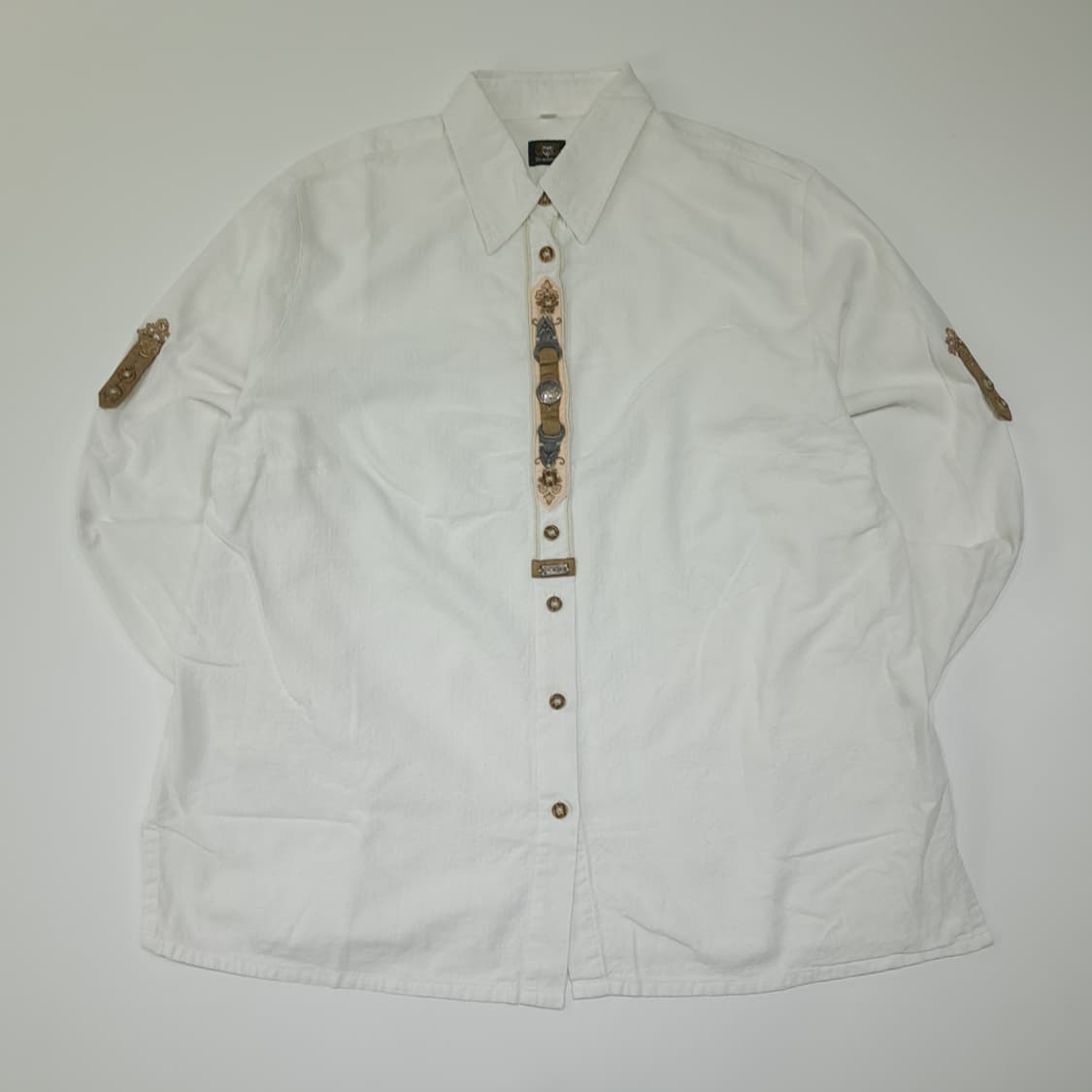 CL668 XL OS 90s 트라흐텐 바바리안 알펜 셔츠 남방 상품이미지1