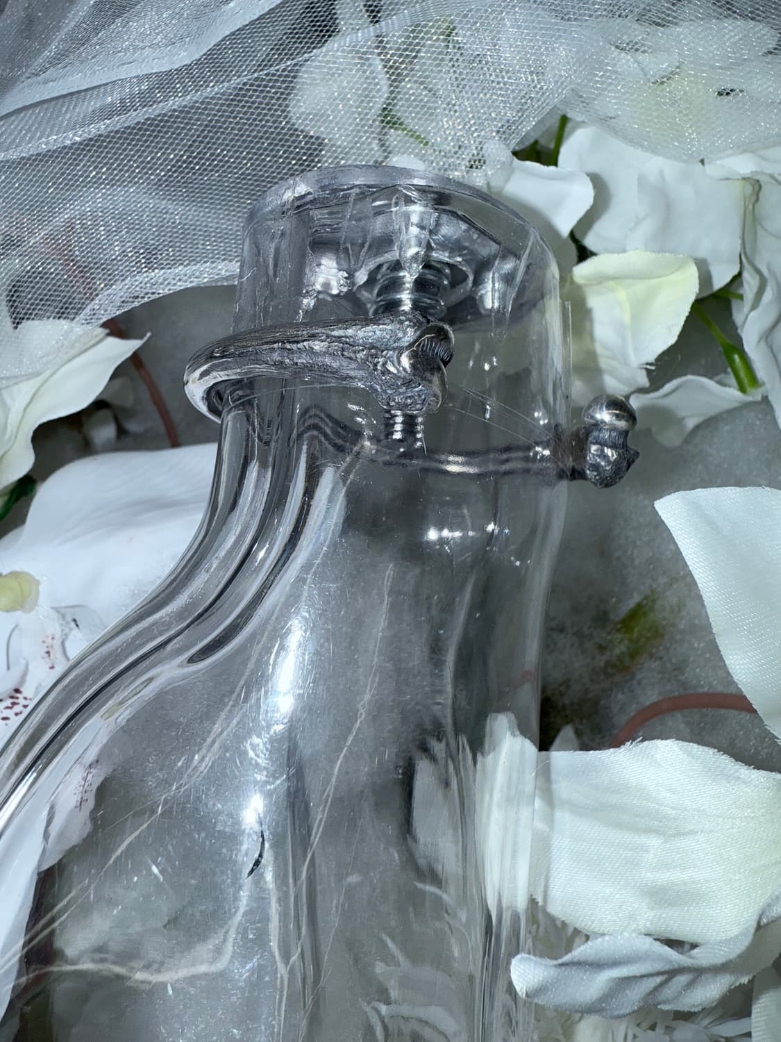 stering silver bone bangle 상품이미지3