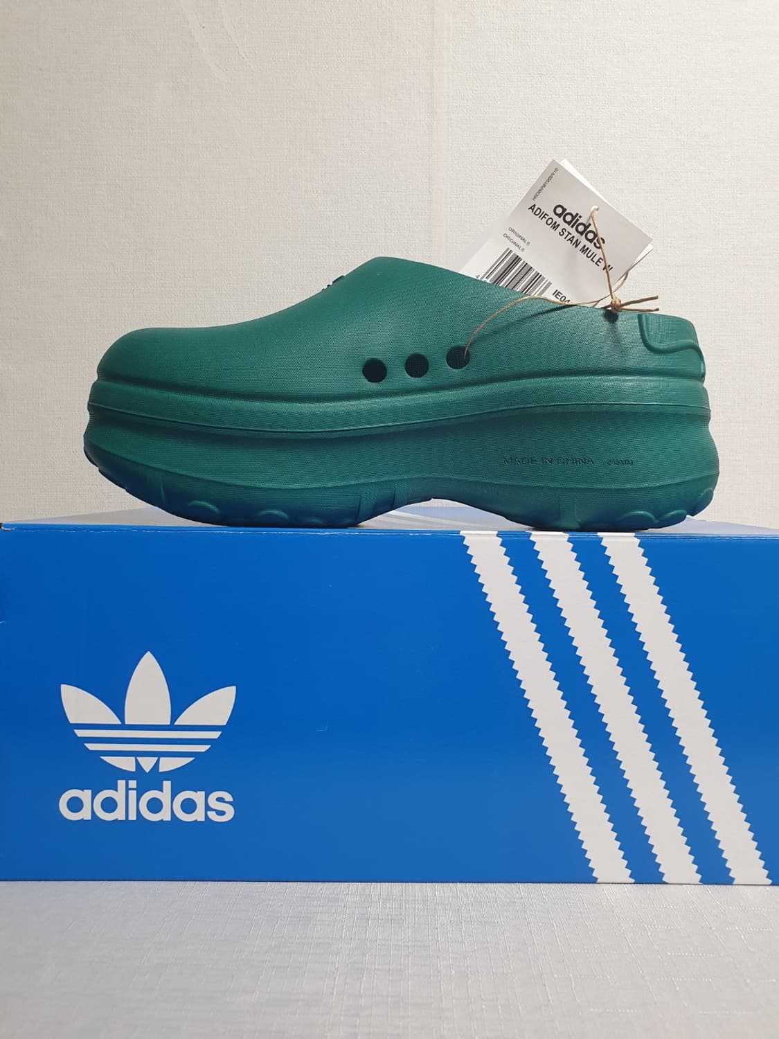 미사용 새상품 245mm 아디다스 뮬 아디폼 스탠스미스 컬리지에이트 상품이미지1