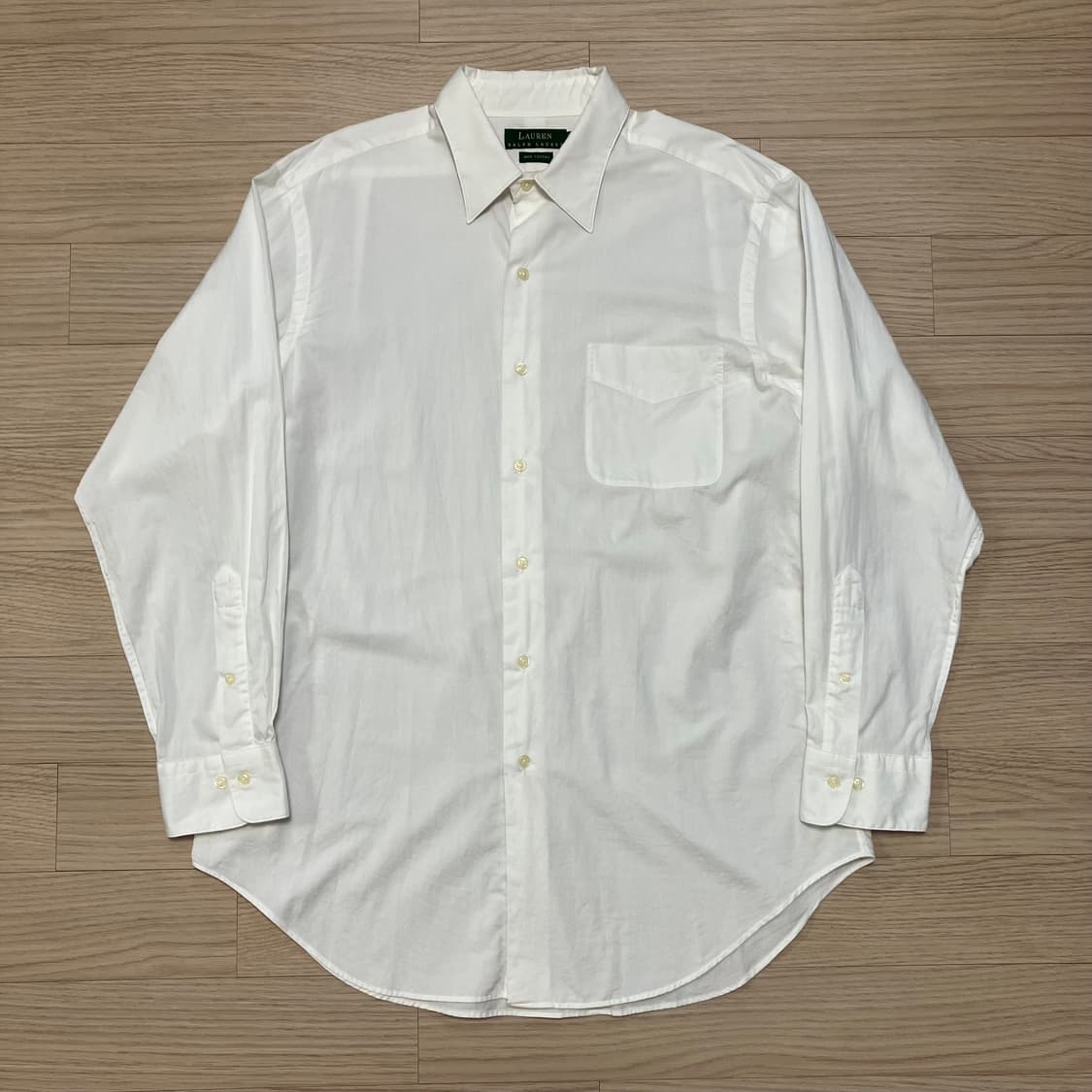 [Ralph Lauren] 로렌 랄프로렌 코튼 셔츠 화이트 상품이미지1