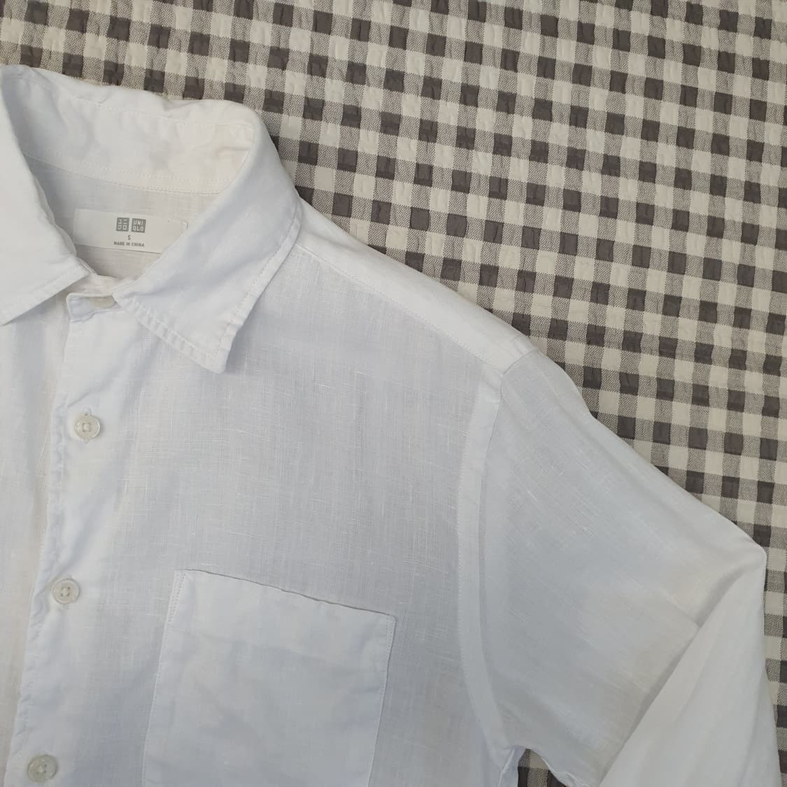 유니클로 마100 긴소매 셔츠 남자95 상품이미지3