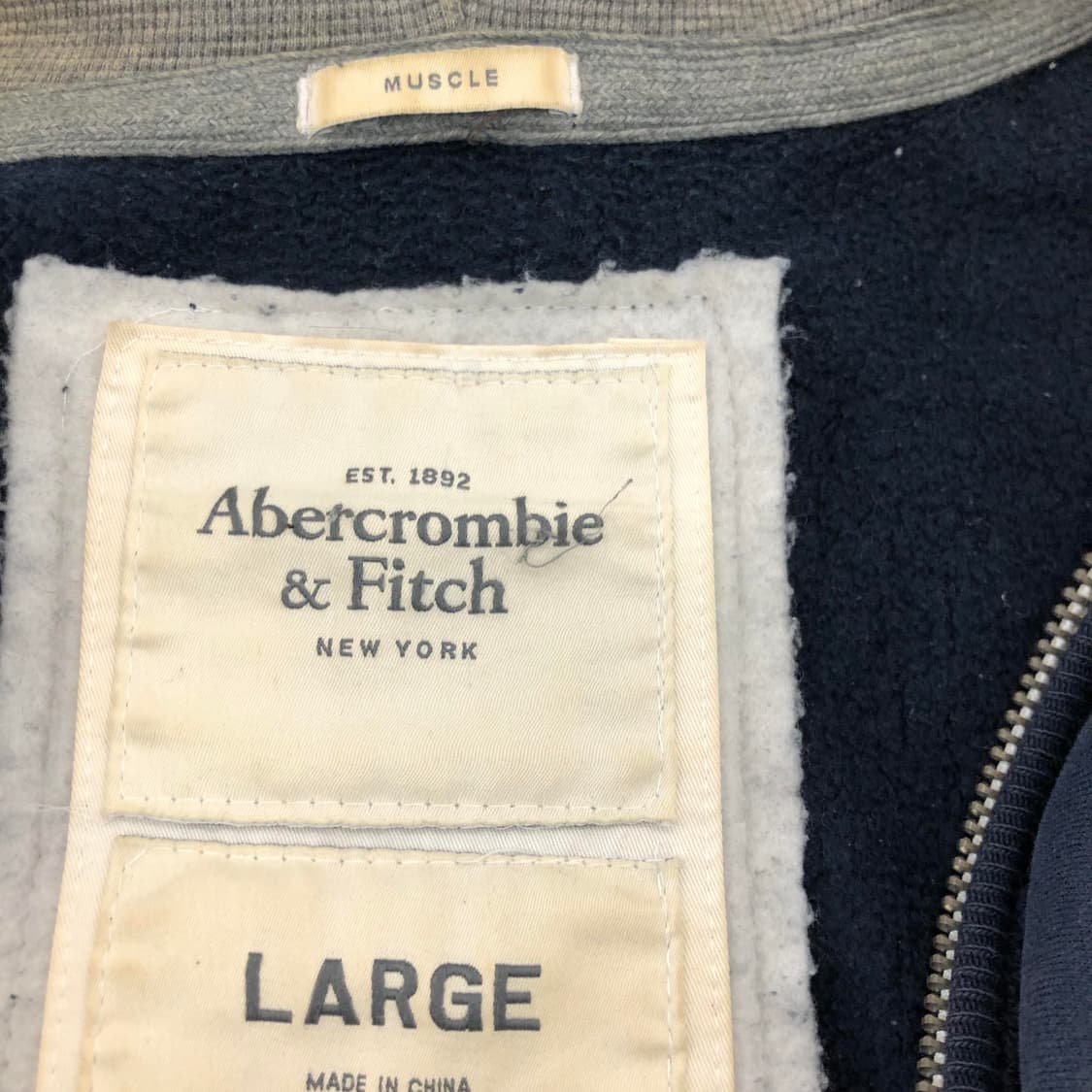 아베크롬비 아치로고 빈티지 Y2K 후드집업 L 상품이미지5