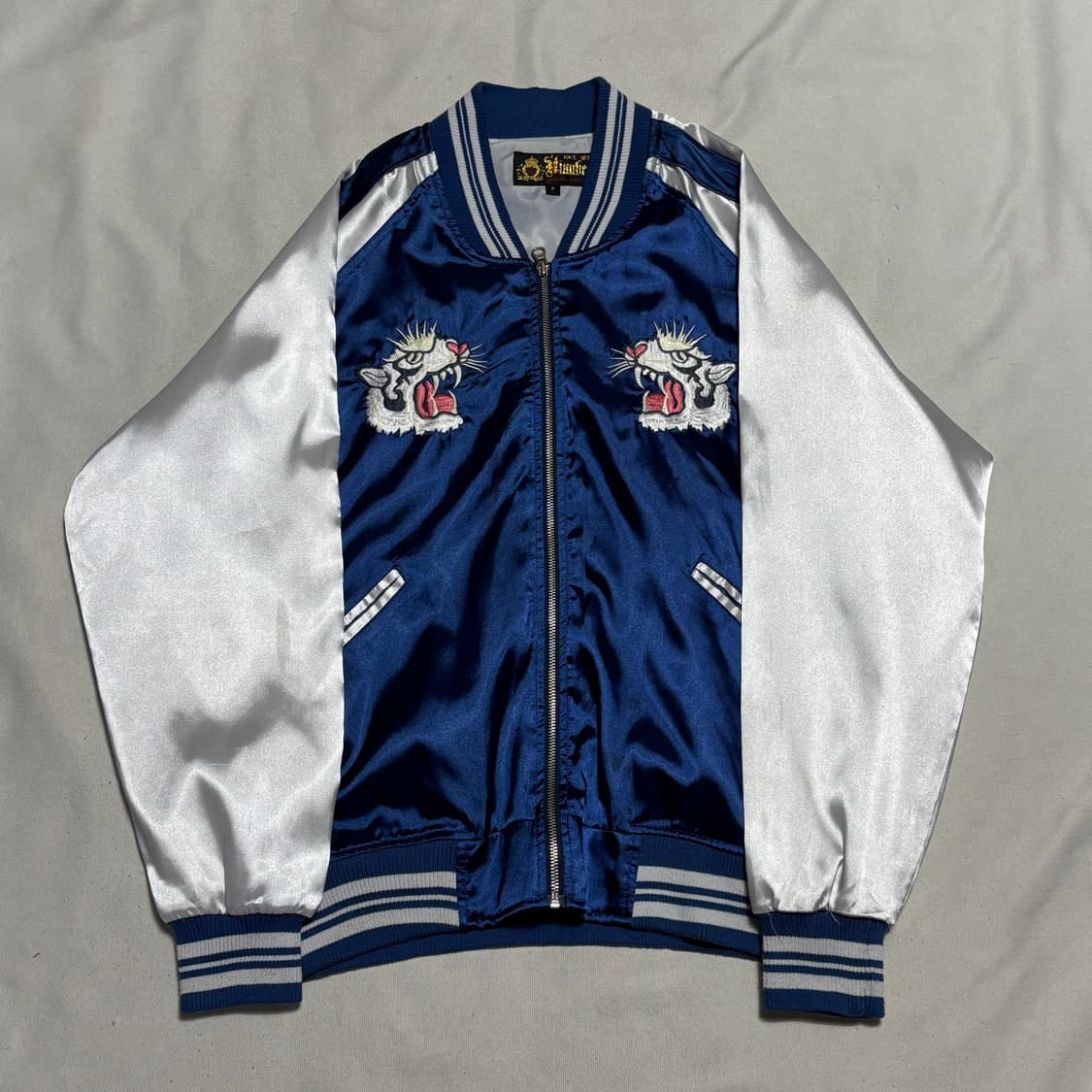 F 빈티지 재팬 백호 자수 스카쟌 상품이미지3