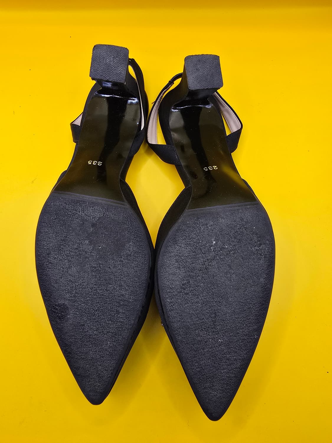 모리스 큐빅 슬링백 힐 (235) 상품이미지5