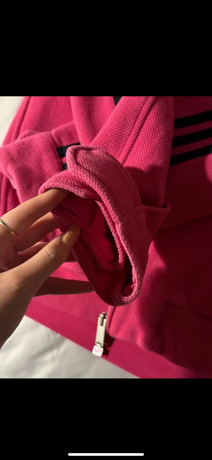 아디다스 핫핑크 후드집업 상품이미지3