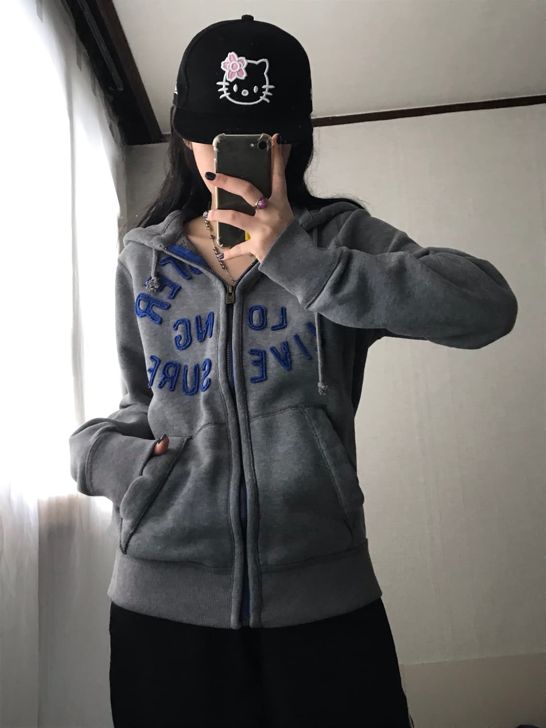 홀리스터 그레이 후드집업 상품이미지5