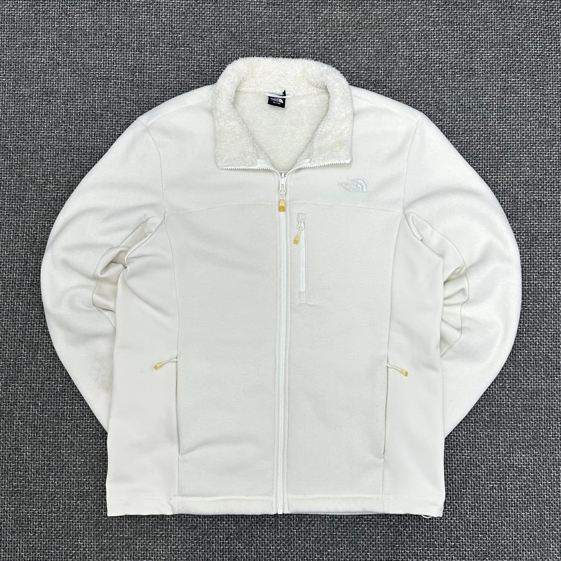 노스페이스 화이트 후리스 XL 상품이미지2