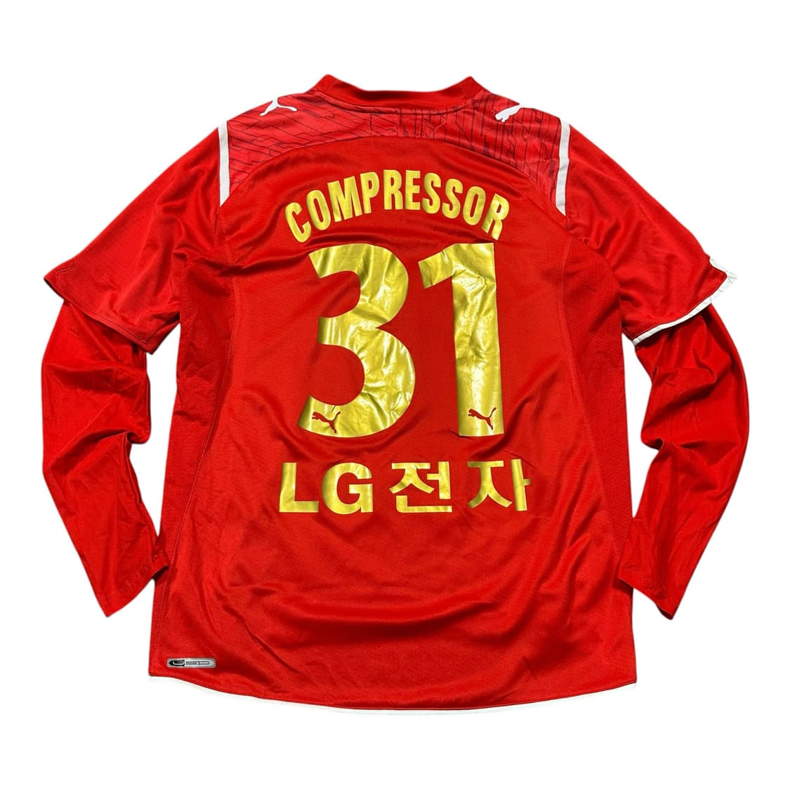 (만원 빈티지) 푸마 축구 레드 롱슬리브 상품이미지2