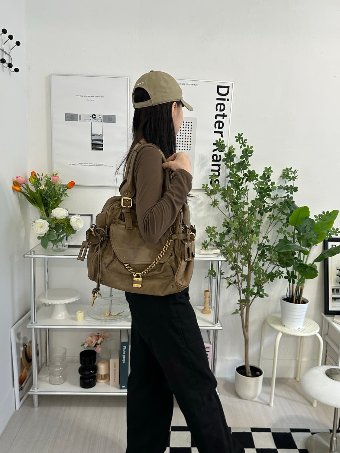 [A+ 정품] 끌로에 패딩턴백 브라운 라지 상품이미지7