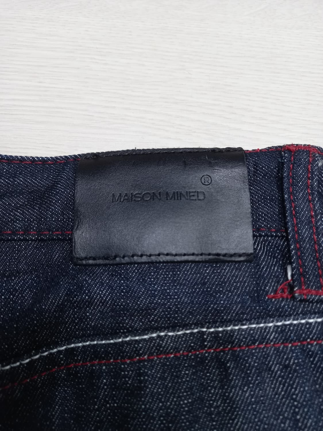 28 새상품 MAISON MINED 원워시드 셀비지 진청 28-873 상품이미지5