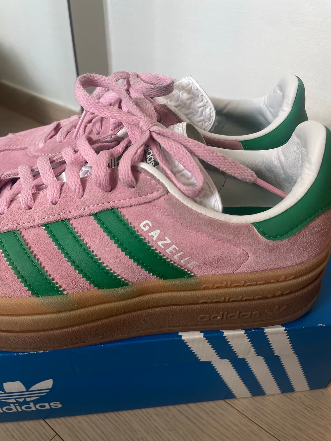 아디다스 가젤 볼드 트루 핑크 그린 상품이미지3