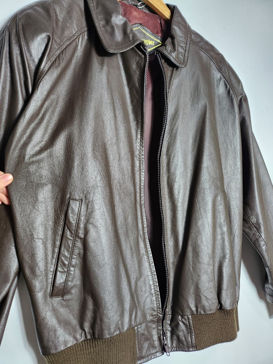 Leathermaster 레더 블루종 자켓 상품이미지2