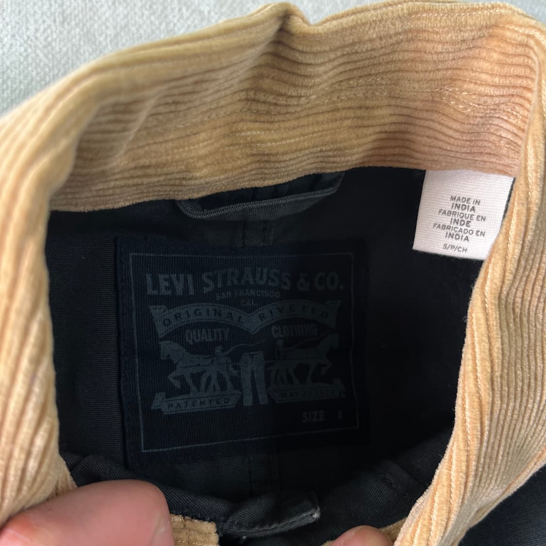 95 리바이스 코듀로이 카라 초어 자켓 상품이미지3