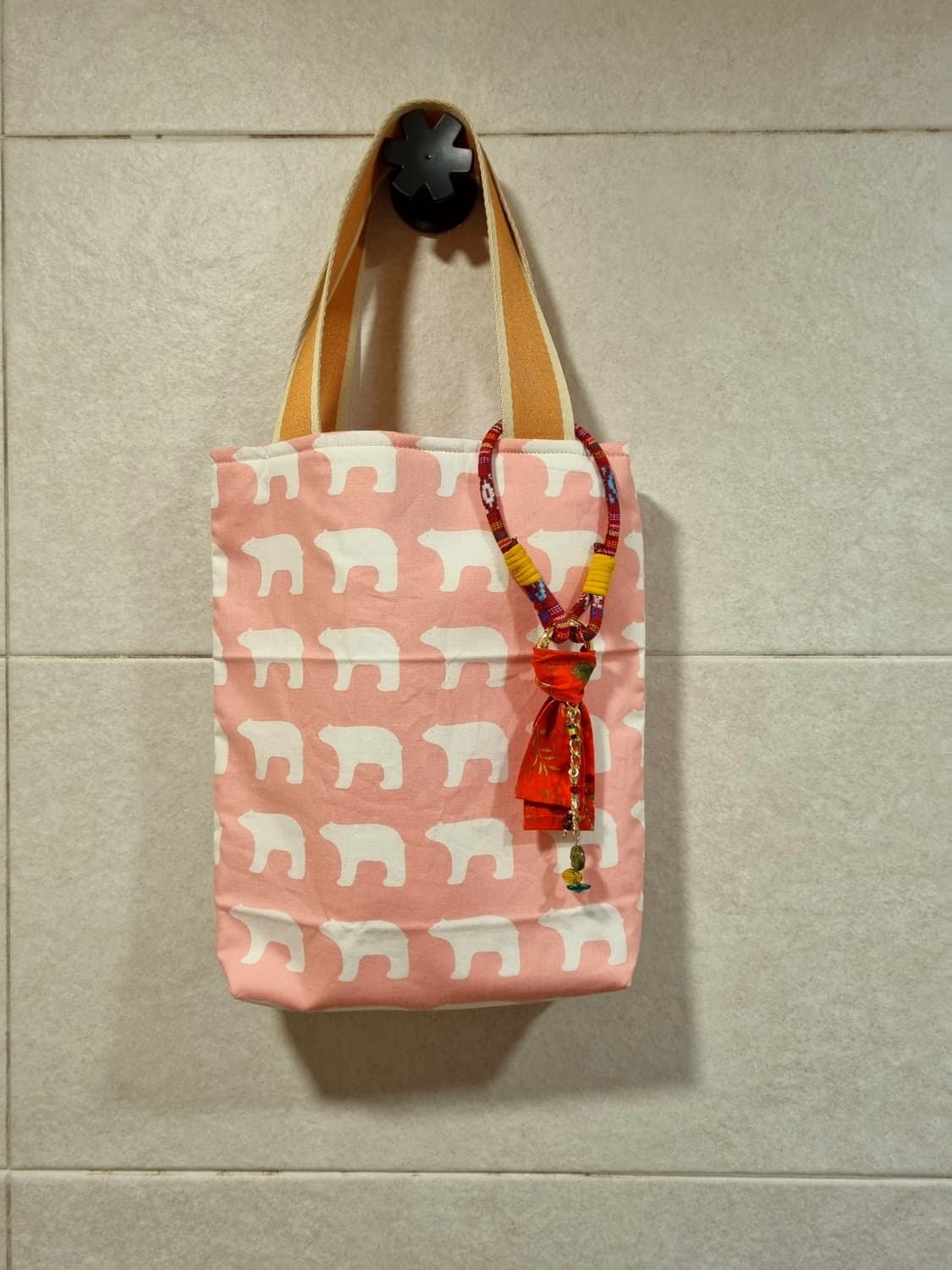 북극곰의 대이동 토트백 (핑크) 상품이미지6