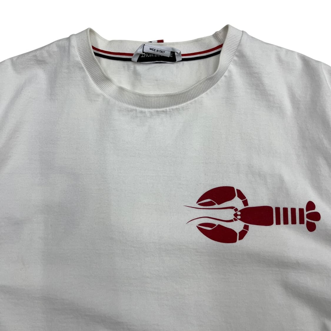 톰브라운 랍스타 프린팅 화이트 반팔 ( 현재 타몰 60-70만원대 판매중 상품이미지5