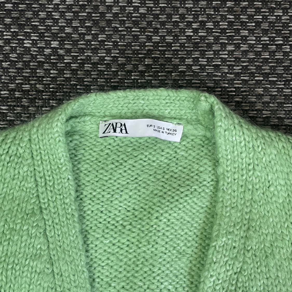 자라 라이트그린 볼레로가디건 S 상품이미지4