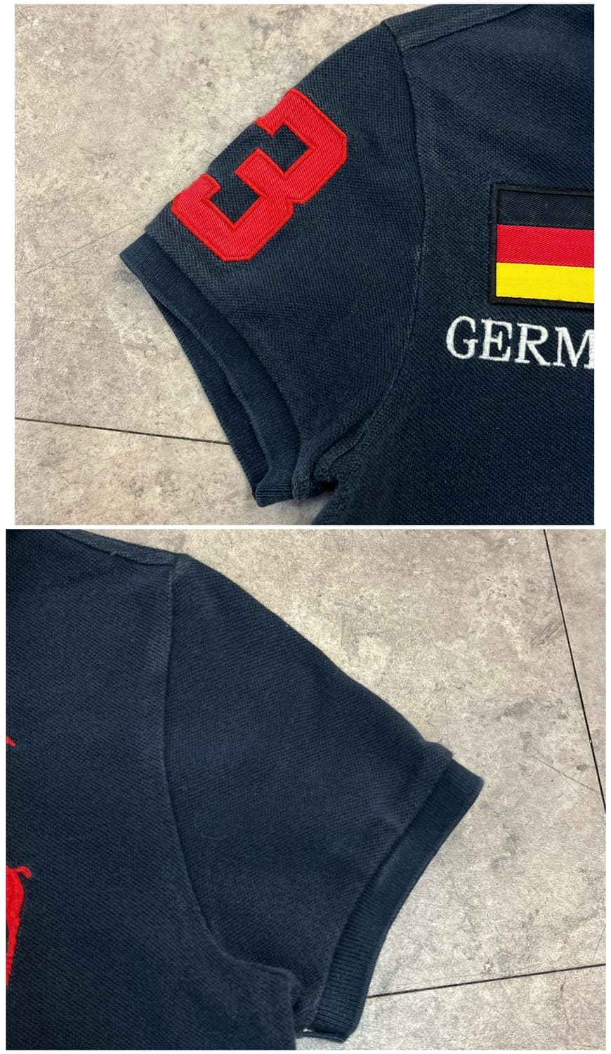 폴로 랄프로렌 독일 빅포니 반팔 카라티 블랙 S #csz3758 상품이미지7