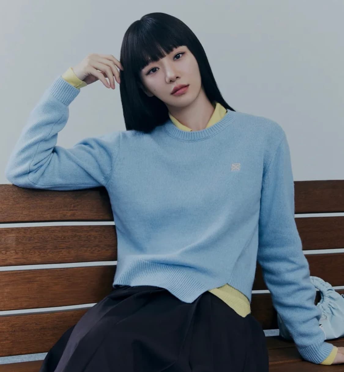 [1회착용,새상품급,정가17만원대] 세터 더블린 언발란스 캐시미어 블렌드 상품이미지1