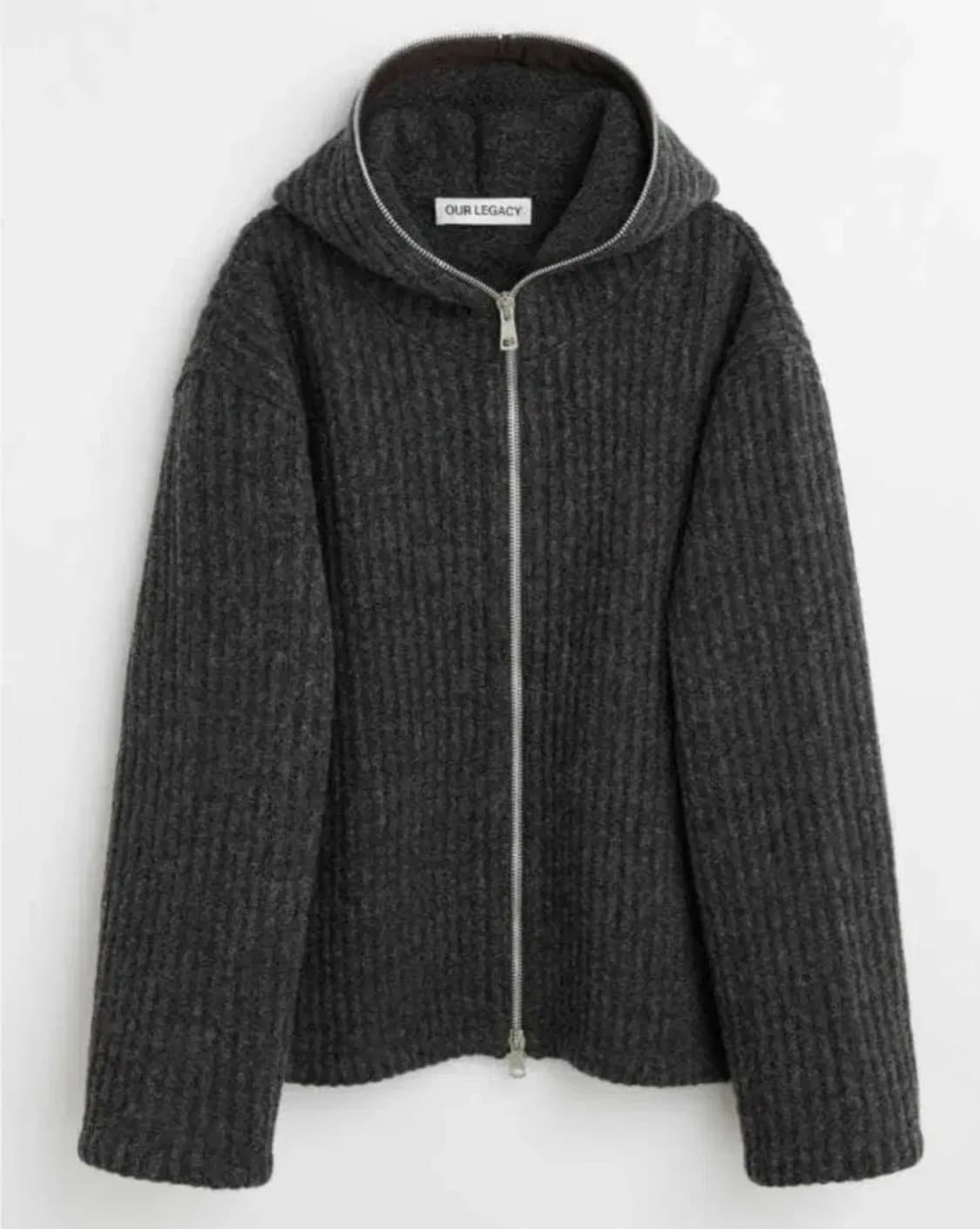 아워레가시 풀집 후드 니트 그레이 48 상품이미지1