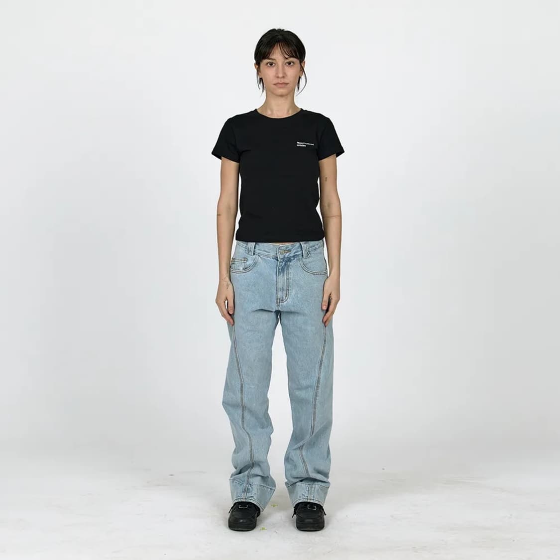 플라스틱 프로덕트 DRIFT DENIM PANTS (STEEL BLUE) 상품이미지2
