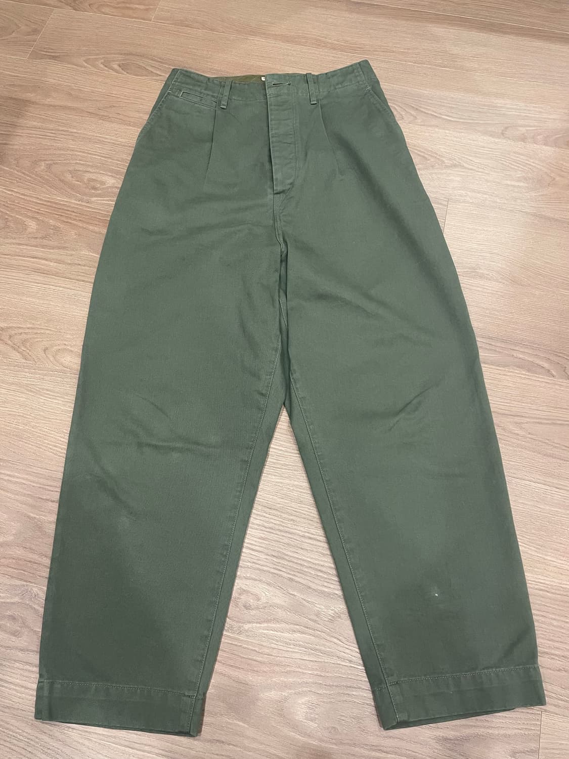 캐피탈 하이웨이스트 치노팬츠 카키 M사이즈(2사이즈) 상품이미지1