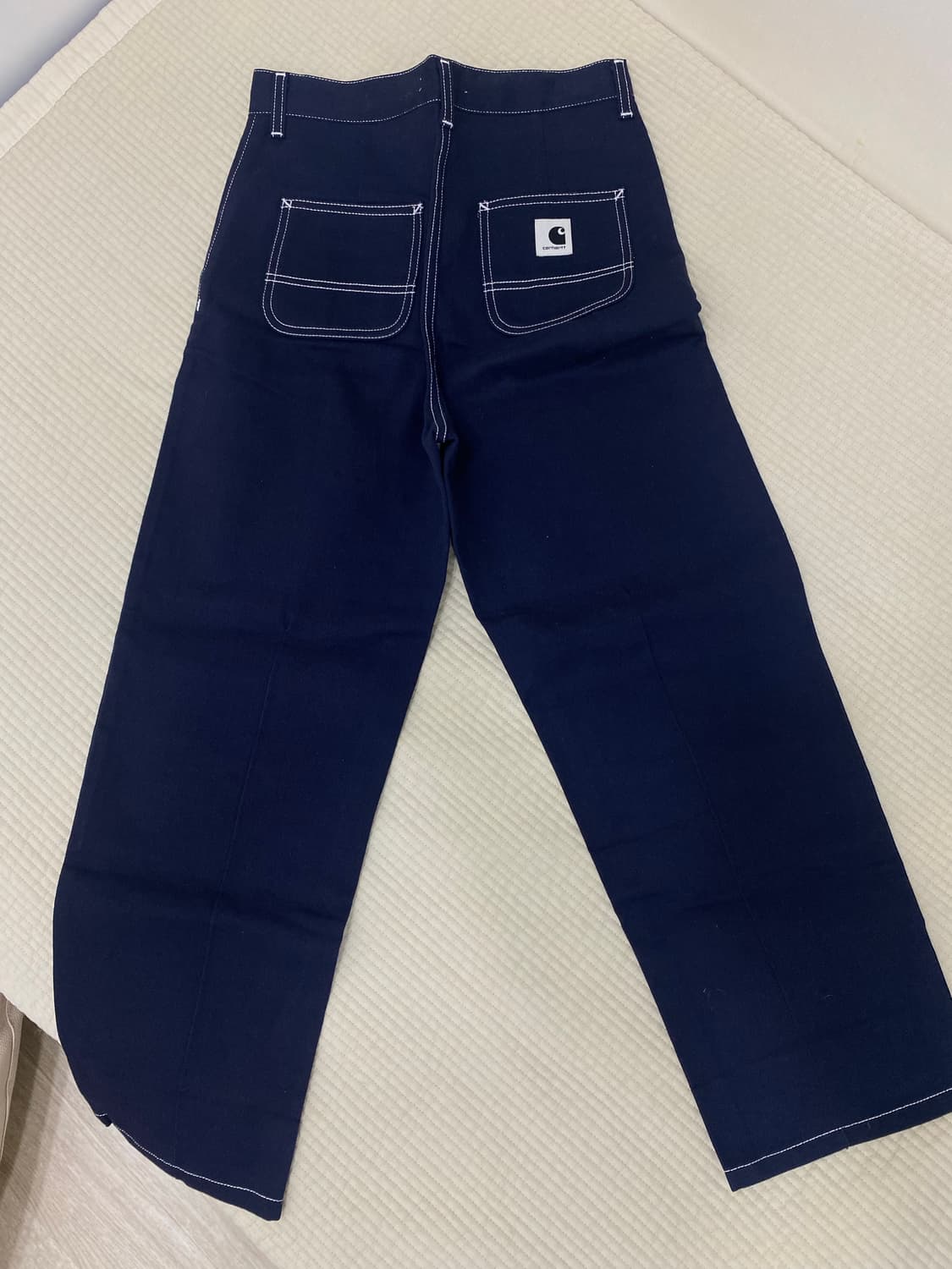 칼하트 릴렉스드 핏 네이비 팬츠 상품이미지1