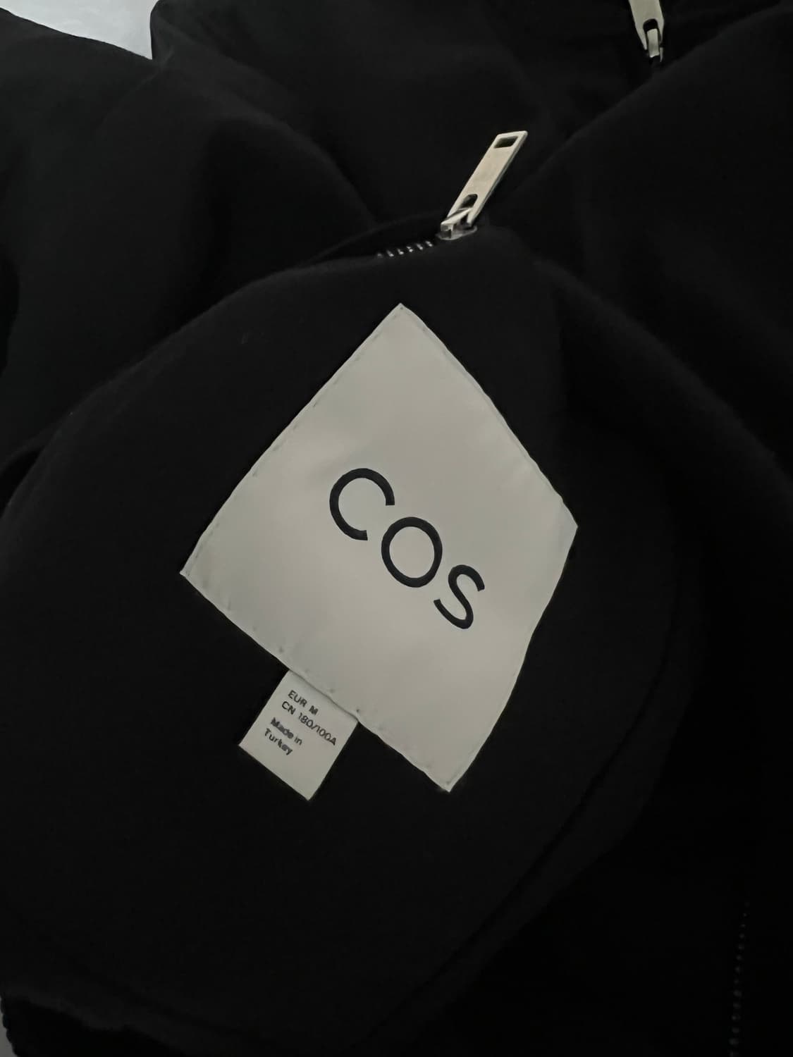 (M) 코스 cos 봄버 자켓 블랙 상품이미지3