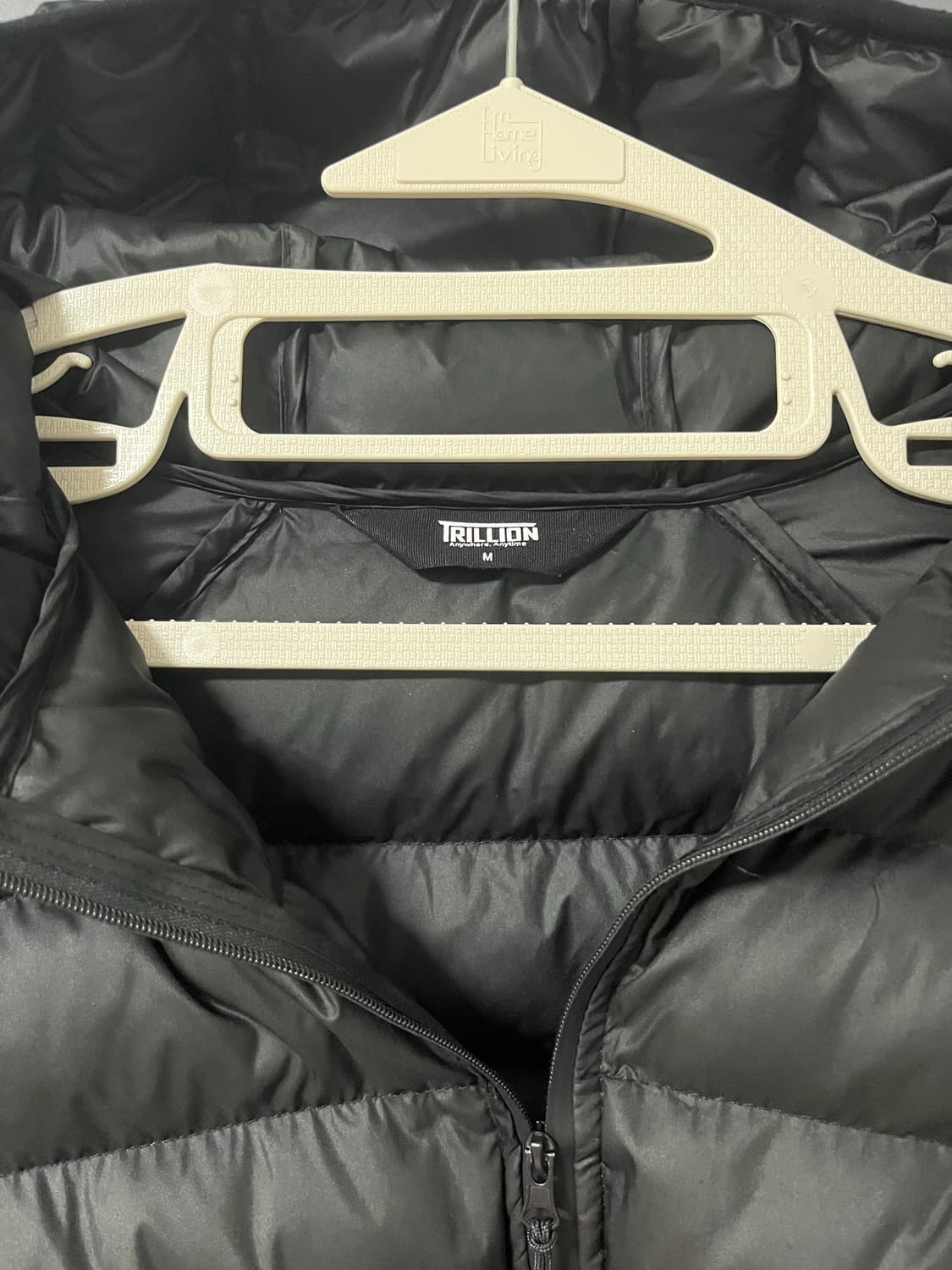 트릴리온 경량패딩 블랙 M 새상품 상품이미지2