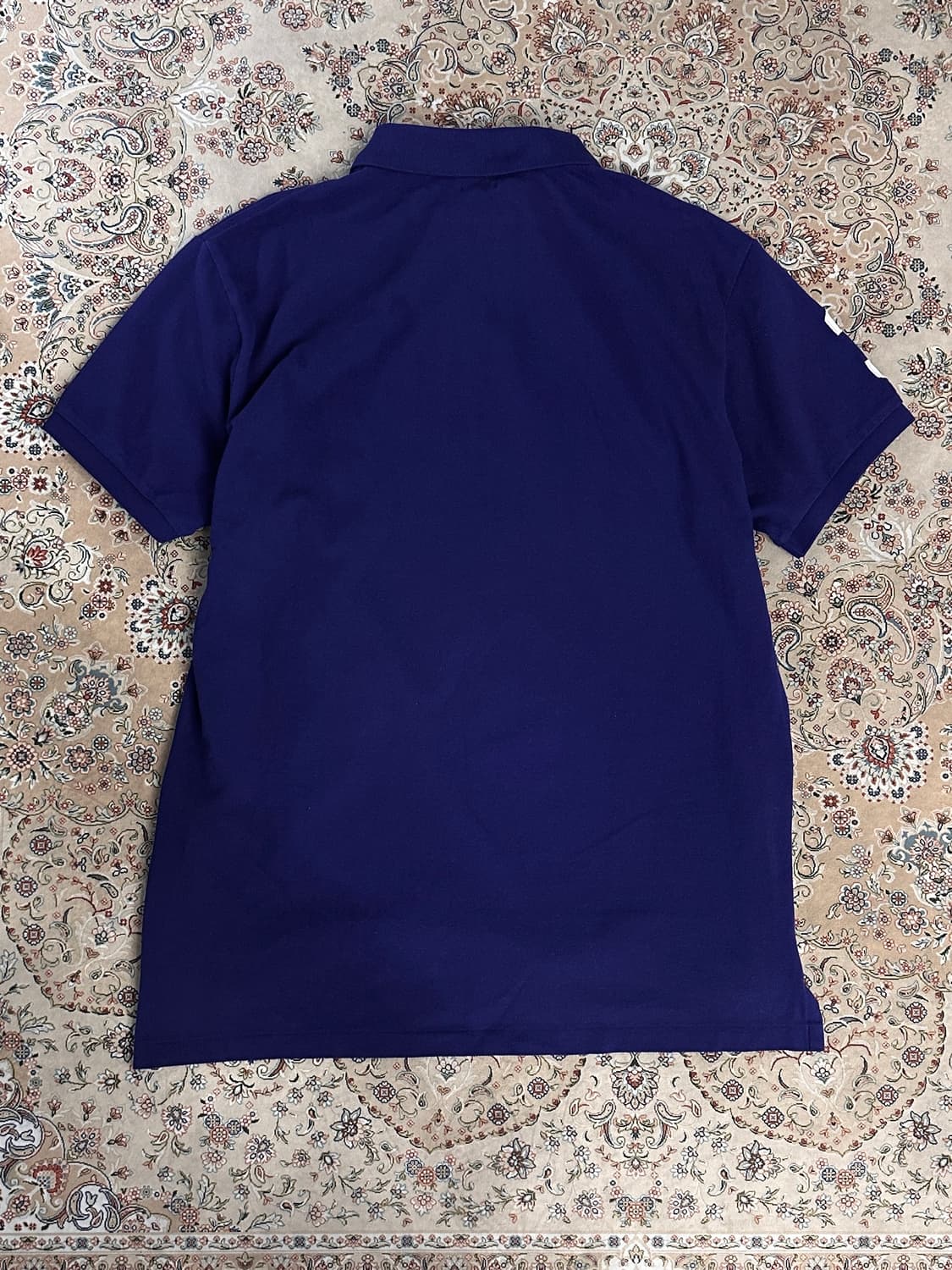 폴로 랄프로렌 퍼플/화이트 빅포니 카라티  상품이미지3