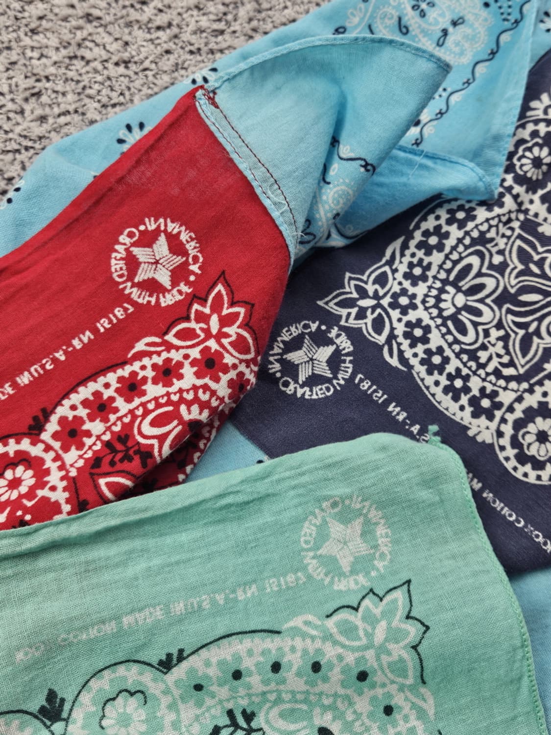 U.S.A 반다나 리워크 커스텀 스카프 머플러 / 10418 상품이미지4