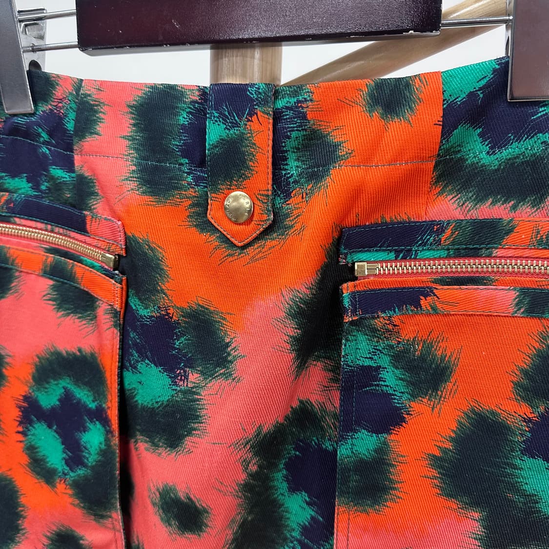 KENZO 겐조 패턴 스커트 치마 36 (허리단면37cm) 정품 상품이미지5