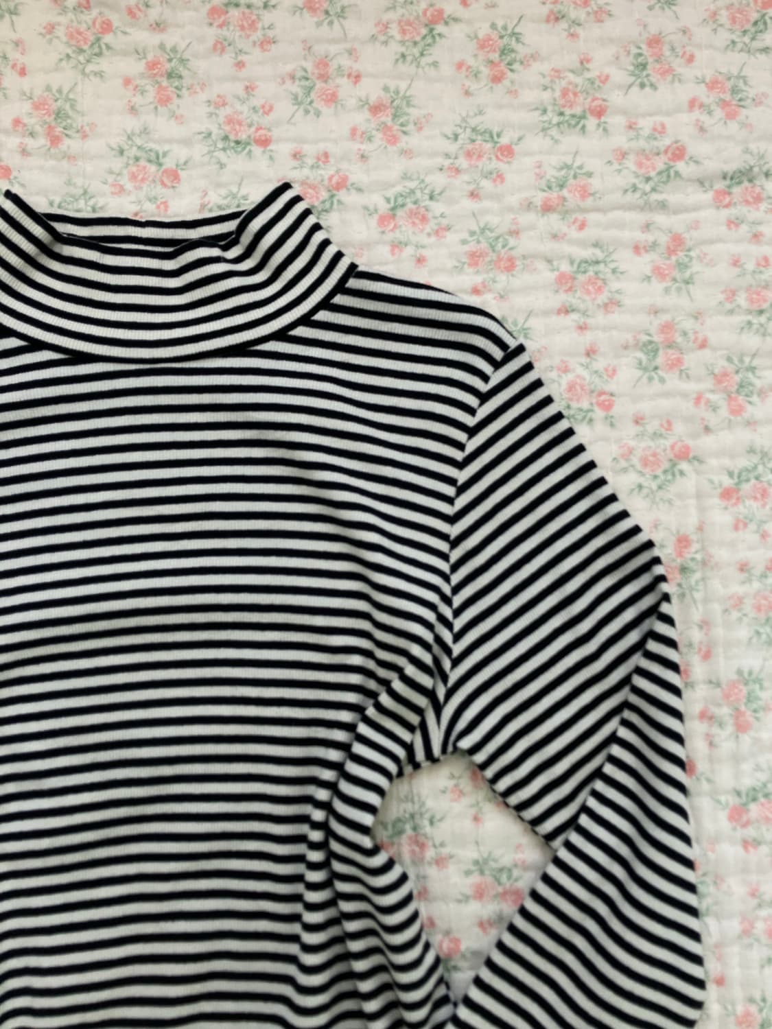 빈티지 스트라이프 폴라 긴팔 1046 y2k 스트릿 갸루 펑키 일본빈티지 상품이미지2