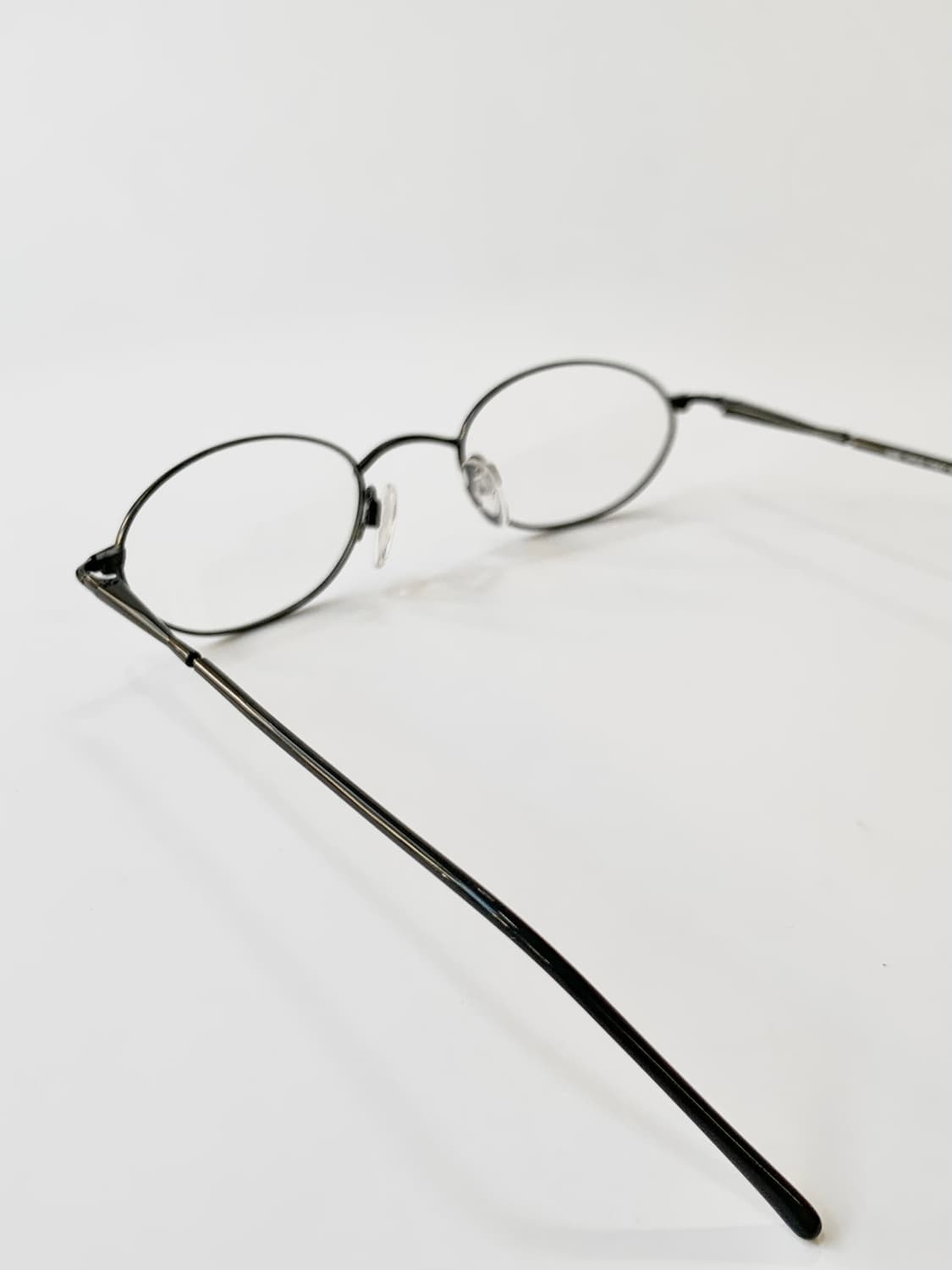 [픽키-657] (small) 블랙 오벌 메탈 안경 가벼운 슬림라인 스몰 상품이미지5