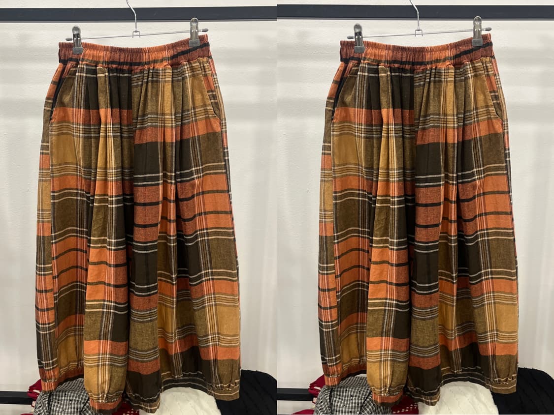 Check curve fit pants 상품이미지6