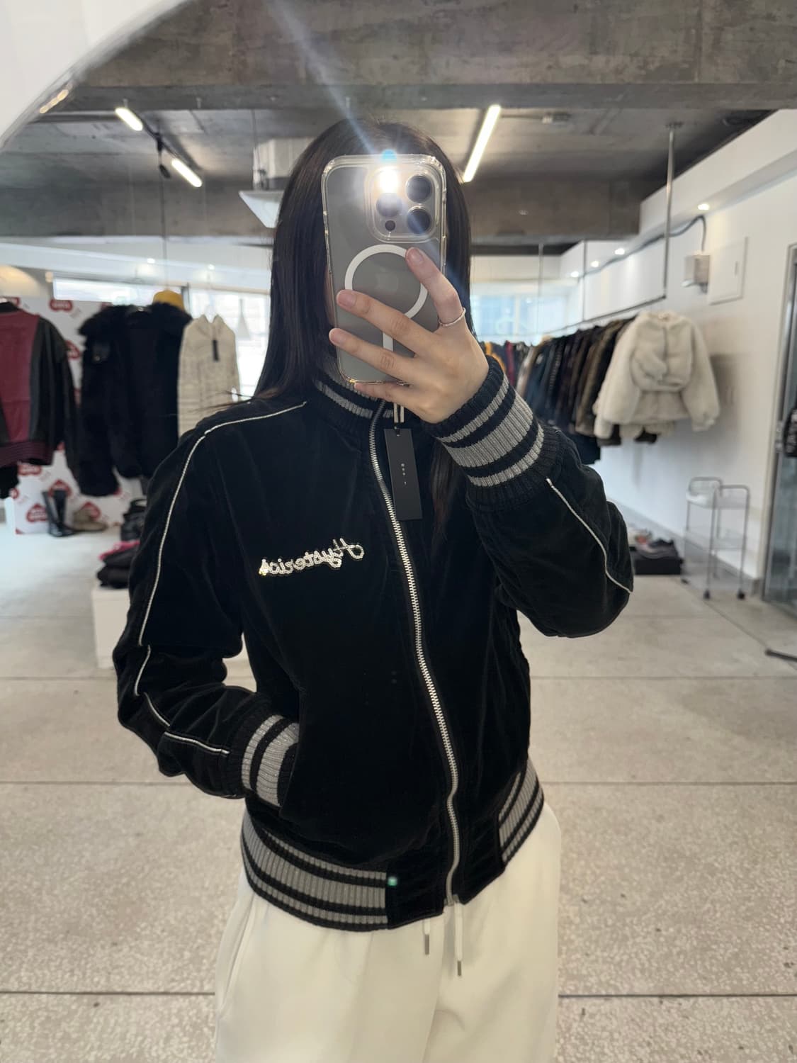 HYSTERIC GLAMOUR Spangle Logo Blouson   상품이미지7