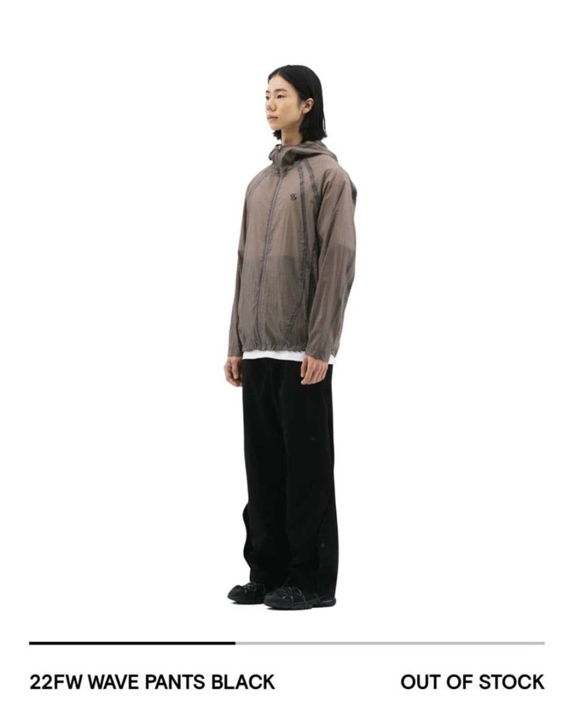 (상태 s급) 22FW 상산기어 웨이브 팬츠 2size 상품이미지2