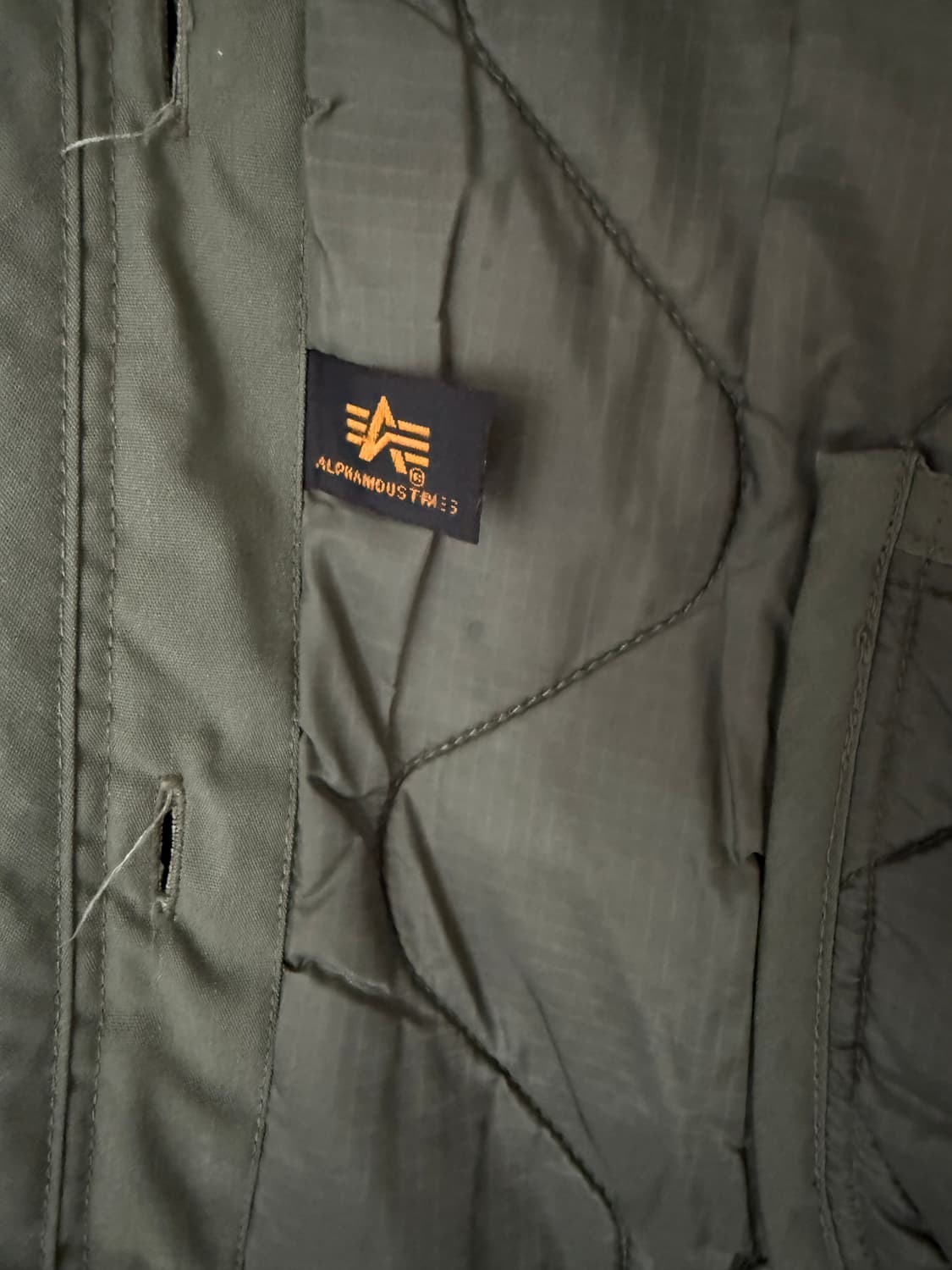 [L] 꼼데x알파인더스트리 깔깔이 상품이미지4