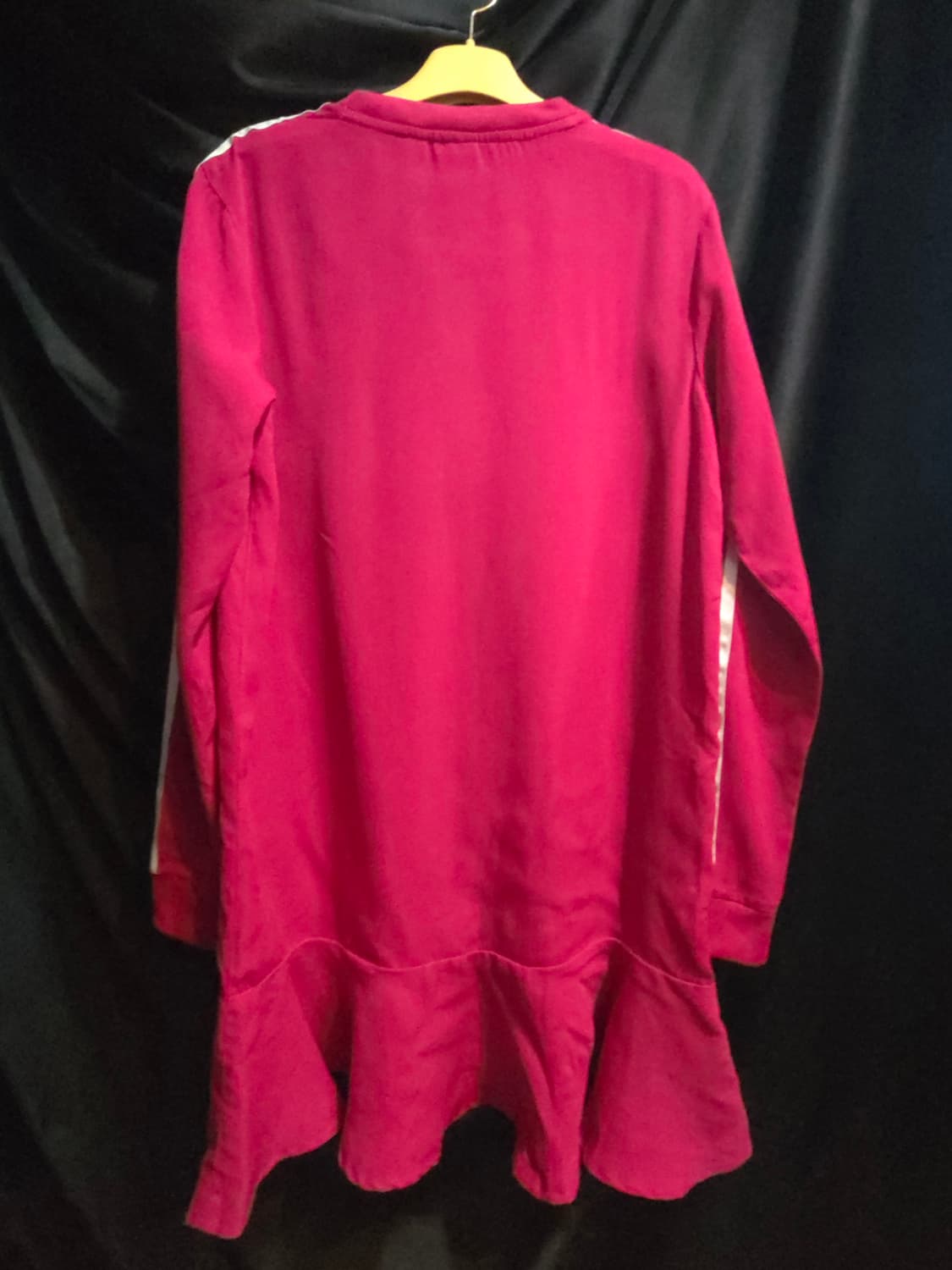 아디다스 핑크색 삼선 튜닉 원피스 상품이미지2