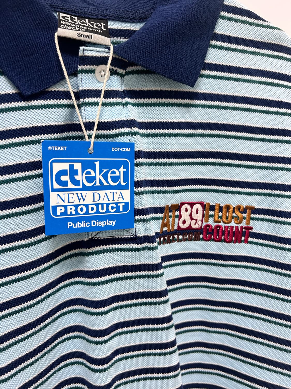 테켓 로스트 카운트 폴로(sky blue) s 상품이미지3