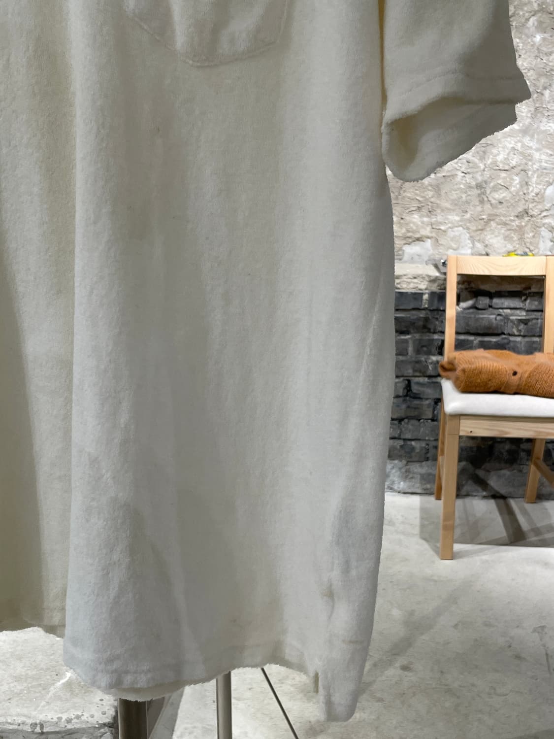 스투시 크림 싱글 포켓 타월 폴로 니트 상품이미지5