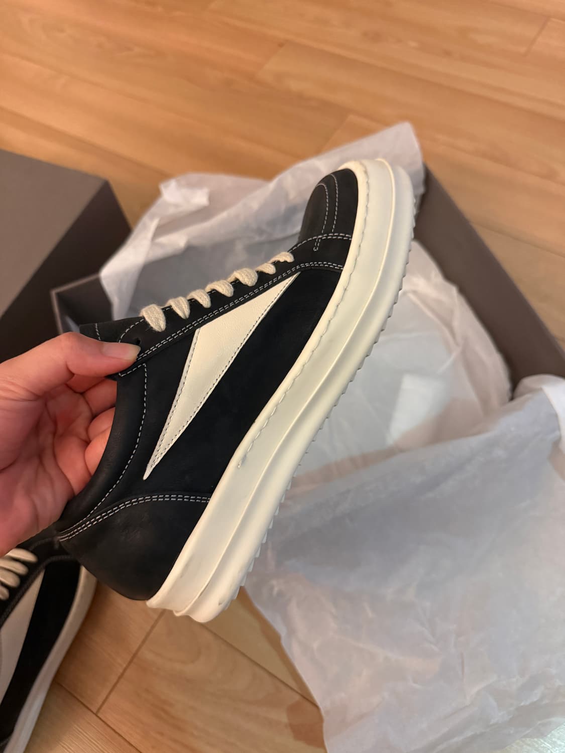 릭오웬스  Drkshdw 반스 여성용 (송아지가죽) 상품이미지7